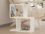 Hanah Home Zet Mesa Auxiliar de 2 Niveles Blanca